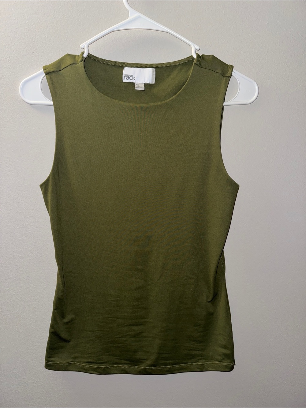 Olive Green Sleeveless Tank Top